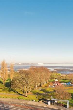 View of Dublin bay from new office. 