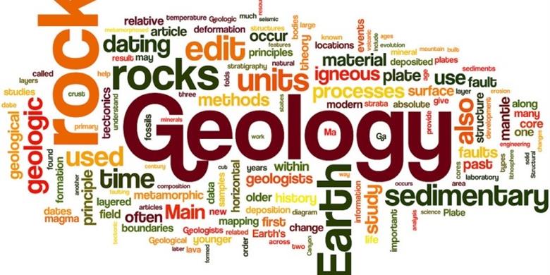 Geology word cloud