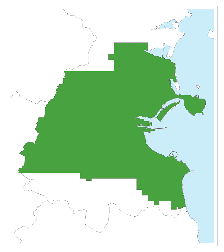 Dublin SURGE project area