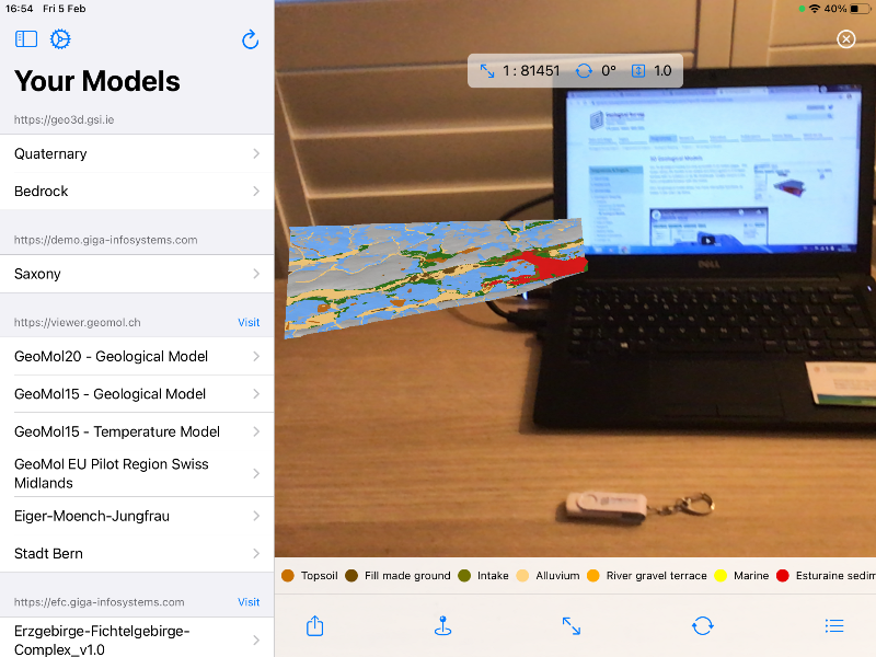 3D models in Augmented Reality